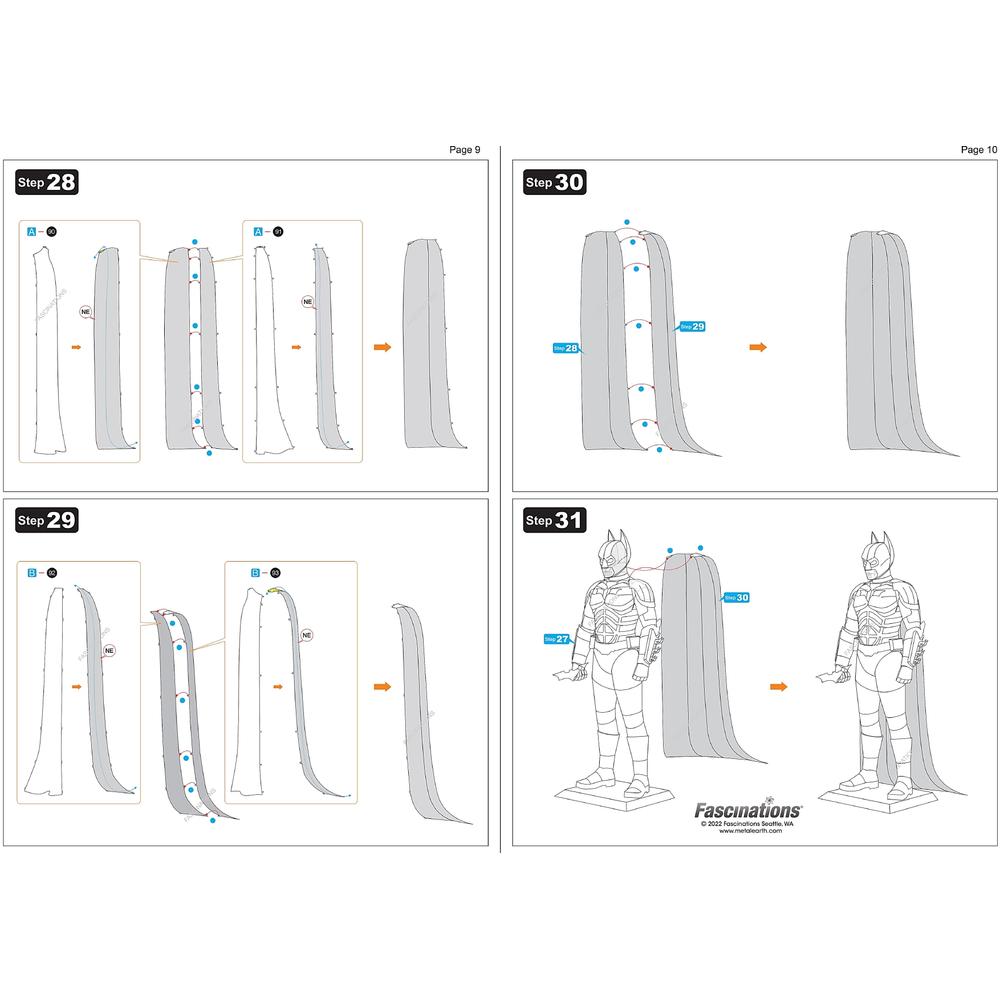Metal Earth - The Dark Knight BATMAN Premium Series Metal Earth Model Kit