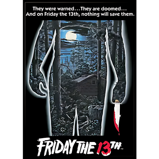 Friday The 13th Movie Poster Magnet 2.5" x 3.5"