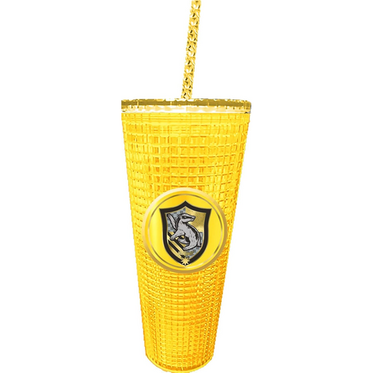 Hufflepuff Diamond Cup With Straw