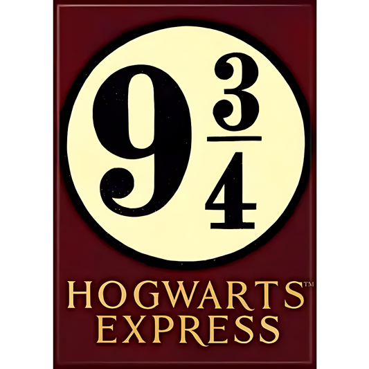 Harry Potter 9 3/4 Hogwarts Express Magnet 2.5" X 3.5"