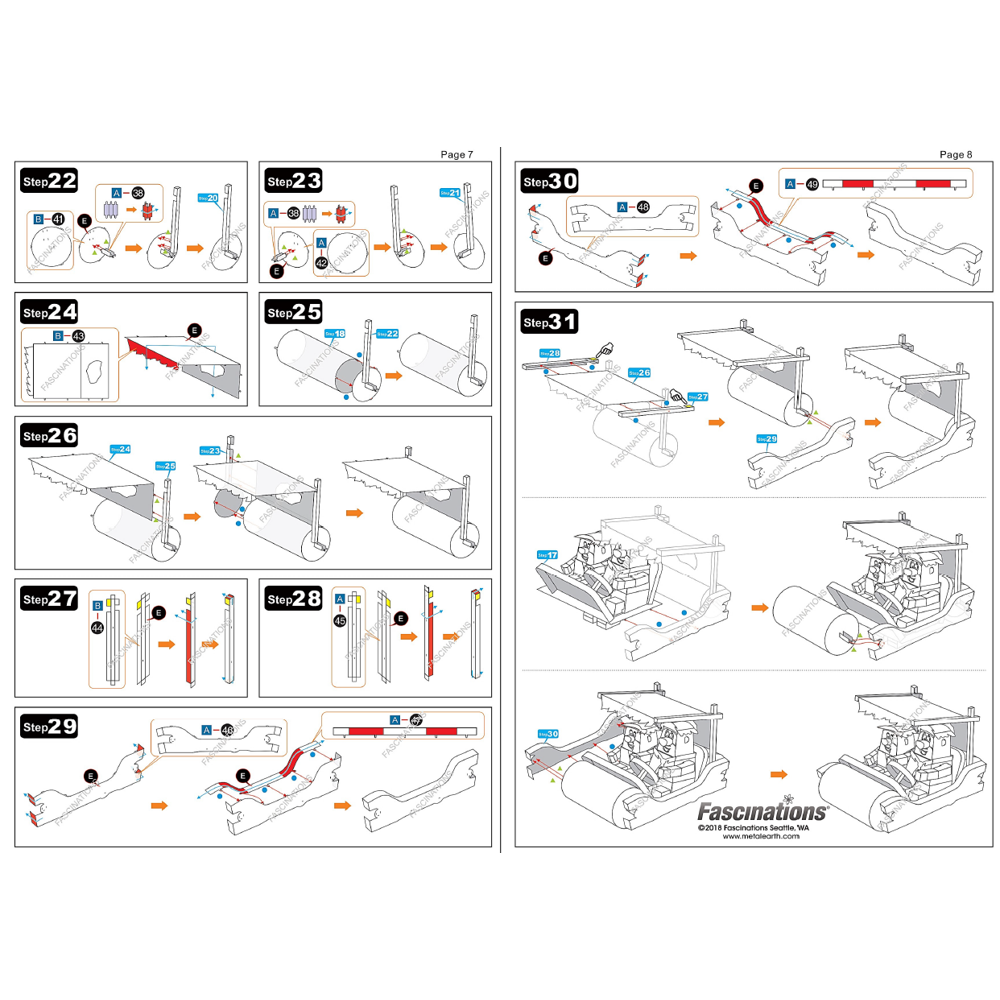 Metal Earth Flintstones Car