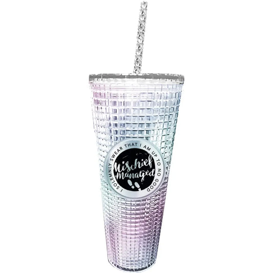 Harry Potter Mischief Managed Diamond Cup With Straw