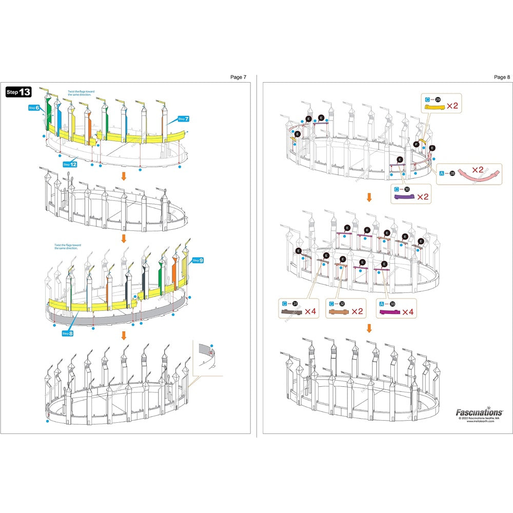 Metal Earth Quidditch Pitch Kit