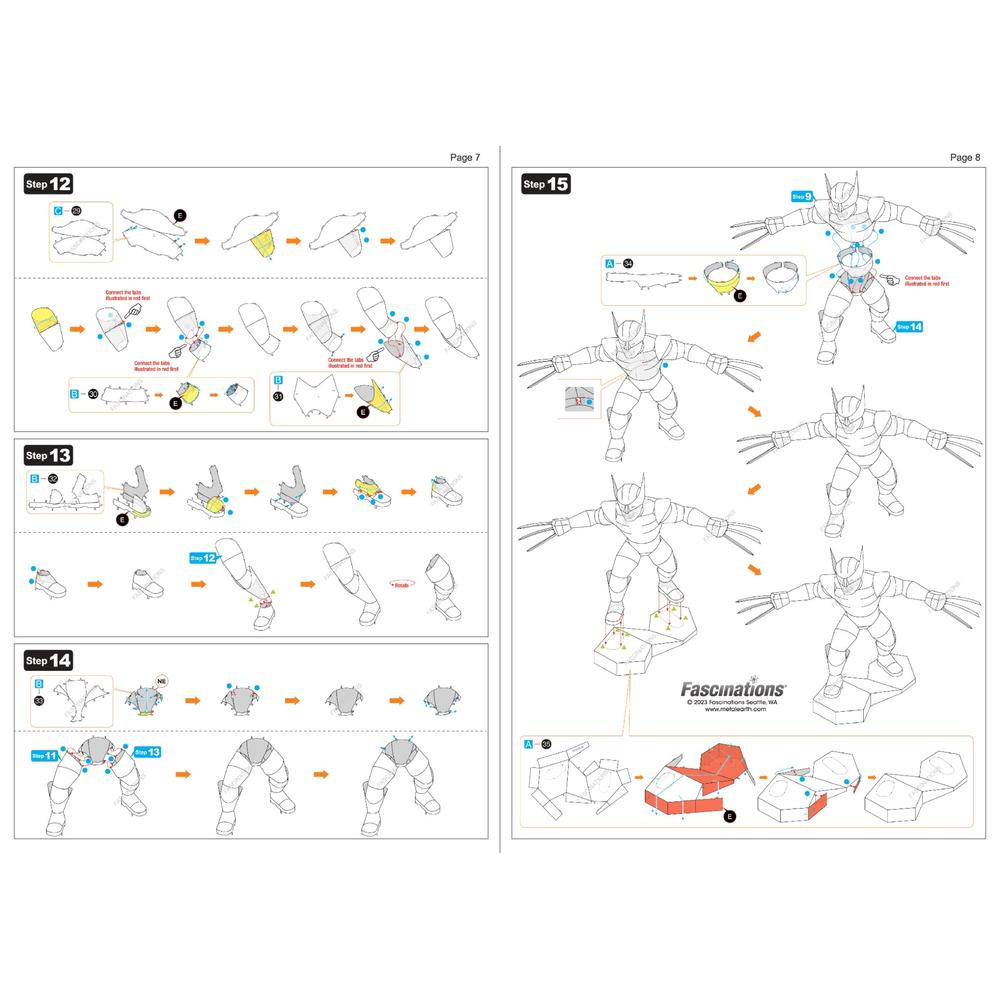 Metal Earth - Wolverine Metal Earth model kit