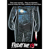 Friday the 13th Movie Poster Magnet