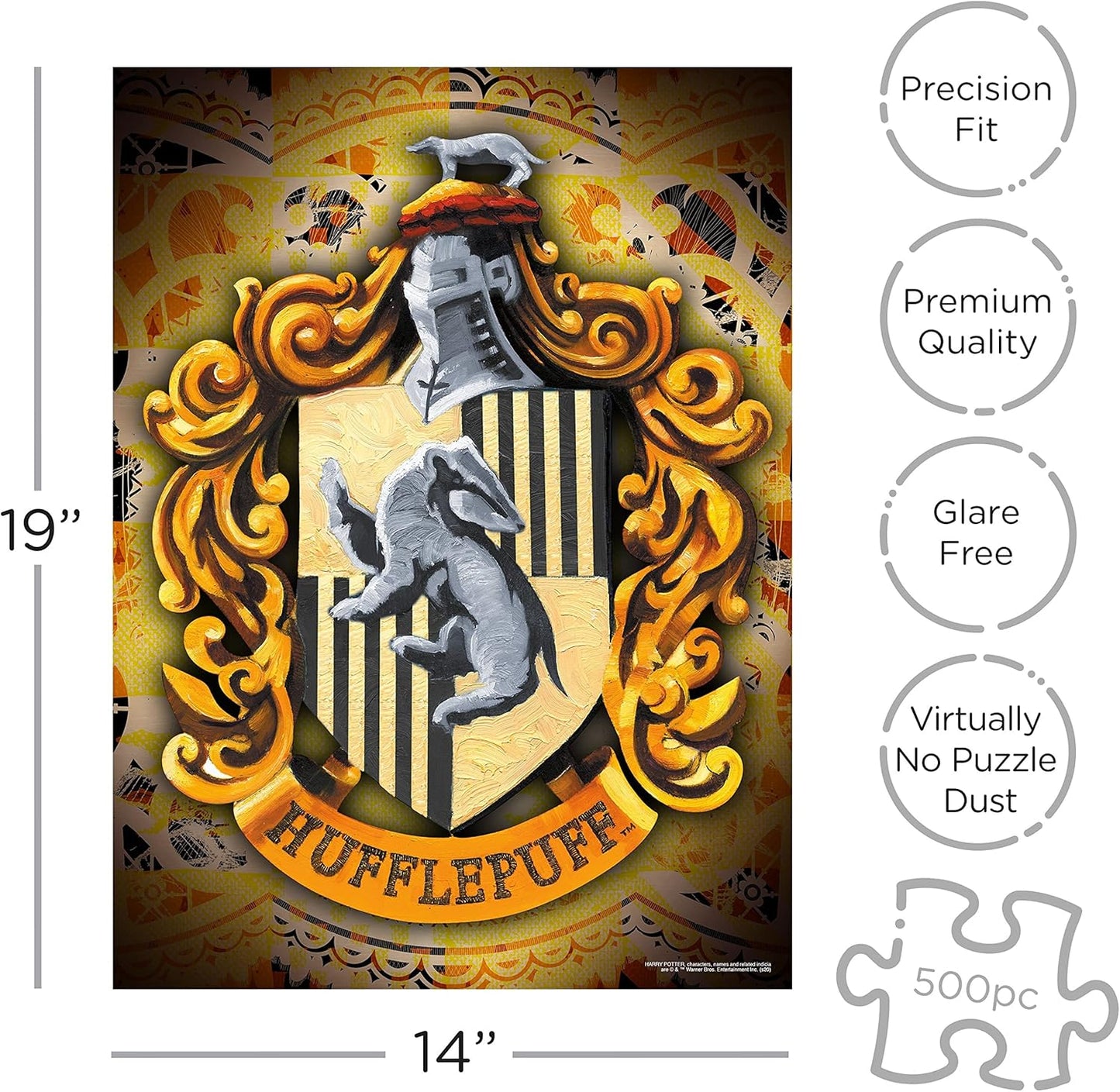 Harry Potter Hufflepuff 500pc Puzzle