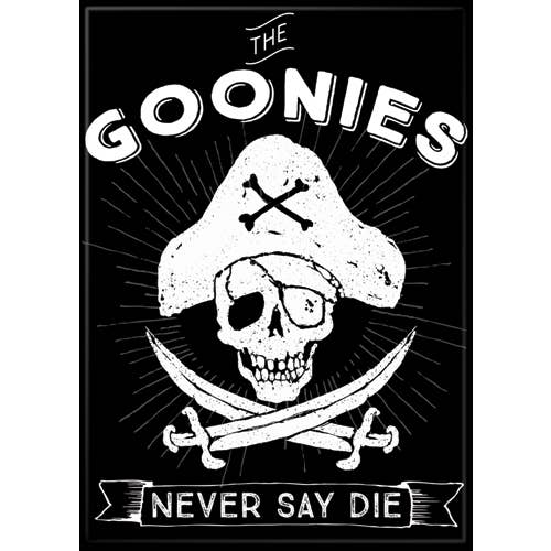 Goonies Never Say Die Blk Magnet