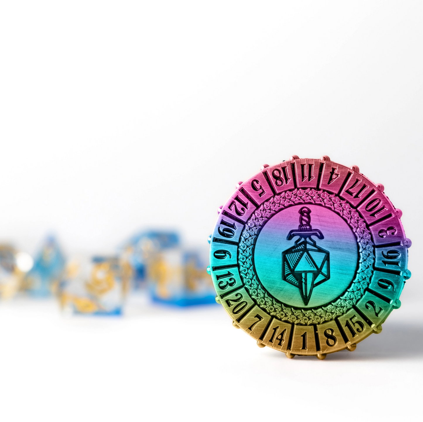 D20 Spinner - Rainbow