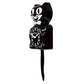 Kit-Cat Klock Lady Color Black