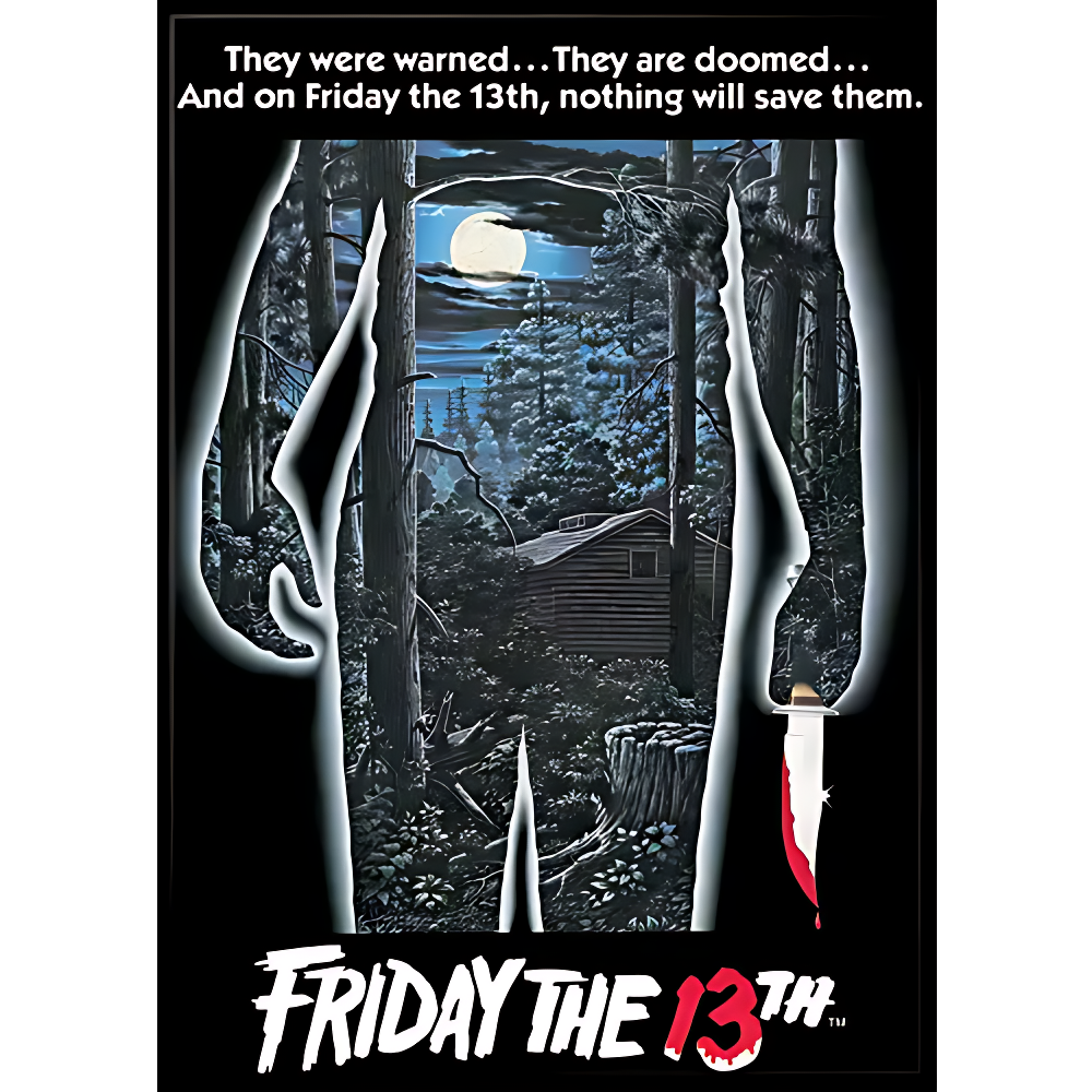 Friday The 13th Movie Poster Magnet 2.5" x 3.5"