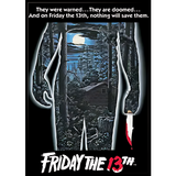 Friday The 13th Movie Poster Magnet 2.5" x 3.5"