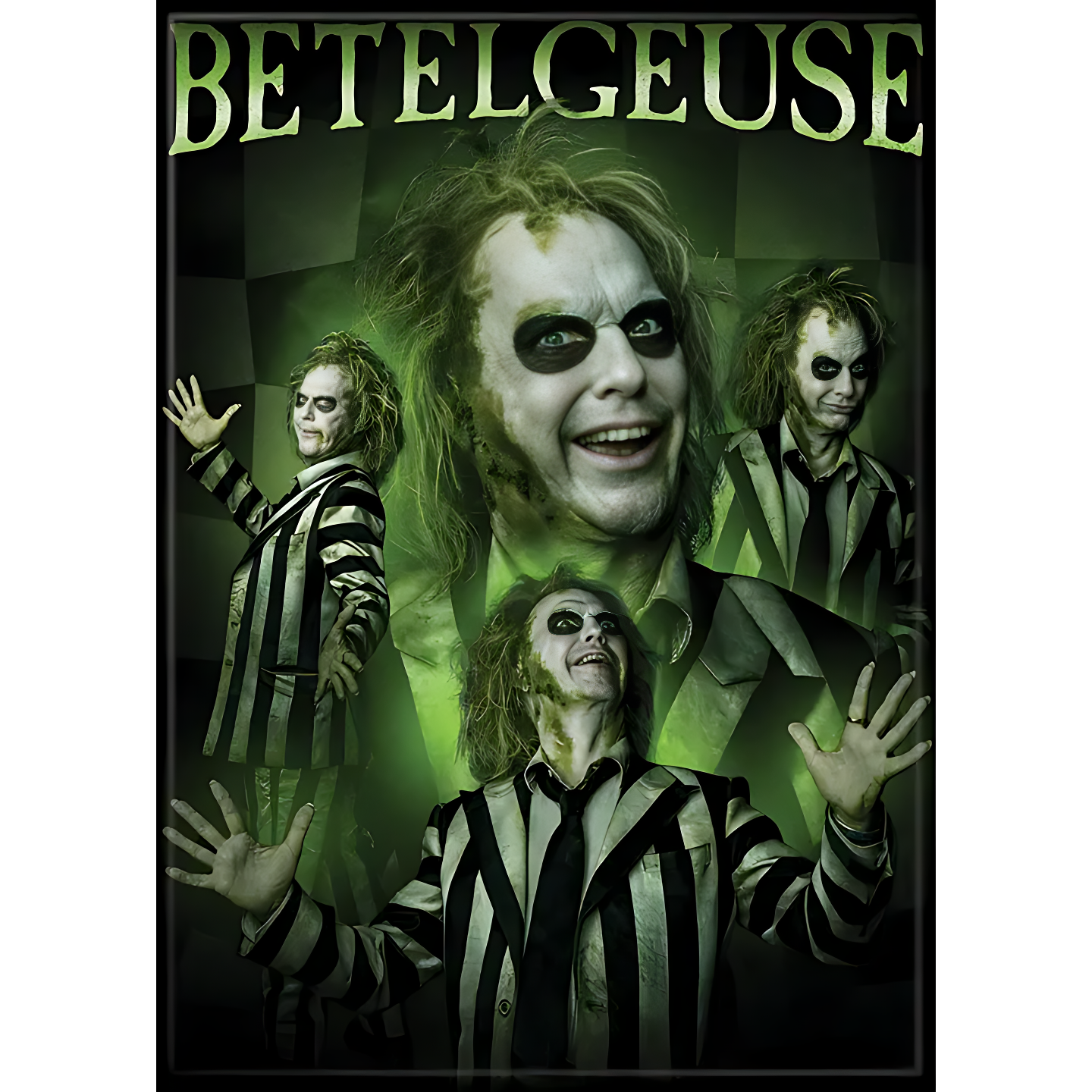 Beetlejuice 2 Multiple BJ's Magnet