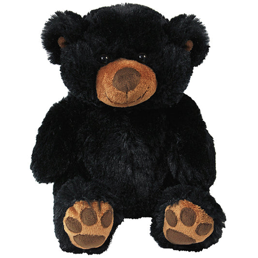 Wish Plush Black Bear with Hoodie or Ribbons
