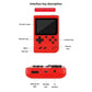 A Red Retro Classic Games Children's Handheld Small Game Console With 400 Game Charging Can Be Connected To The TV
