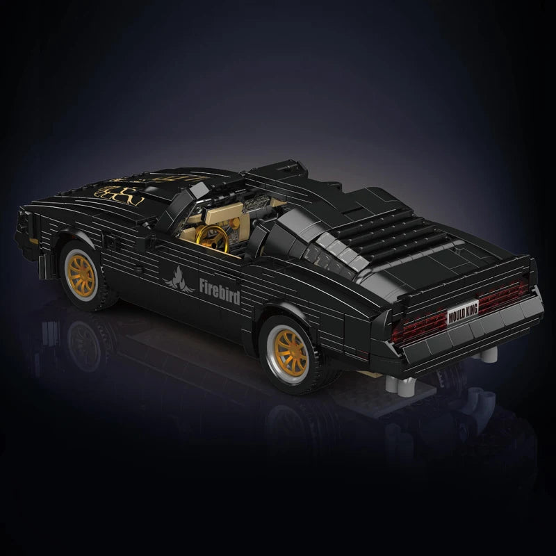 Mould King 10029 Technical Car Toys The MOC Firebird Vintage Car Building Block Assembly Oldtime Car Brick Kids Christmas Gift