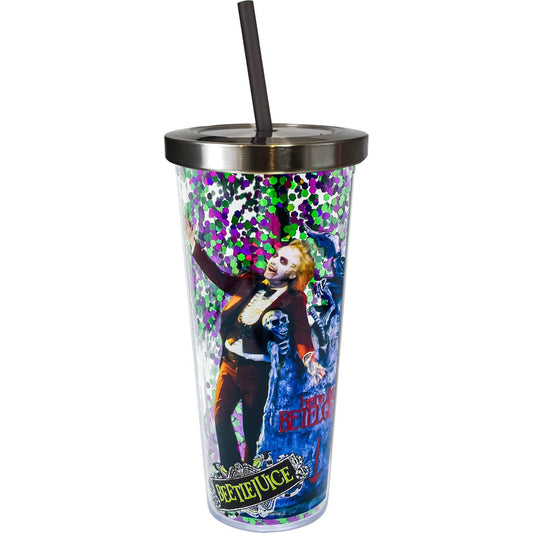 Bettlejuice Glitter Cup - 20oz