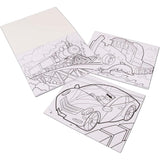 Jumbo Vehicles Coloring Pad - 50 Pictures