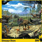 Dinosaur Shore 200 Pc Puzzle